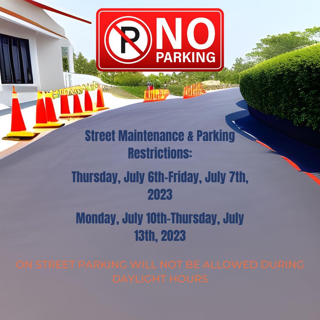 Street Maintenance Parking Restrictions