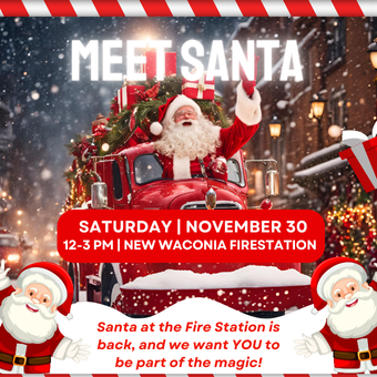 Santa at the Fire Station 